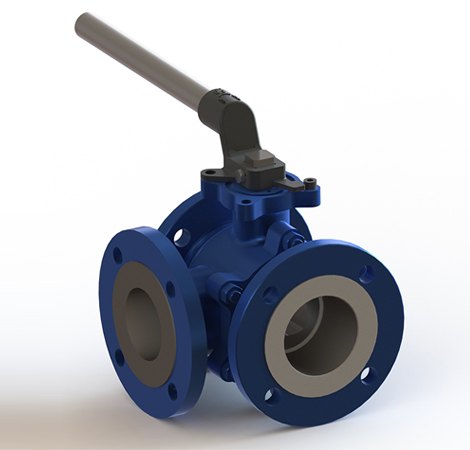 Three Way Ball Valve